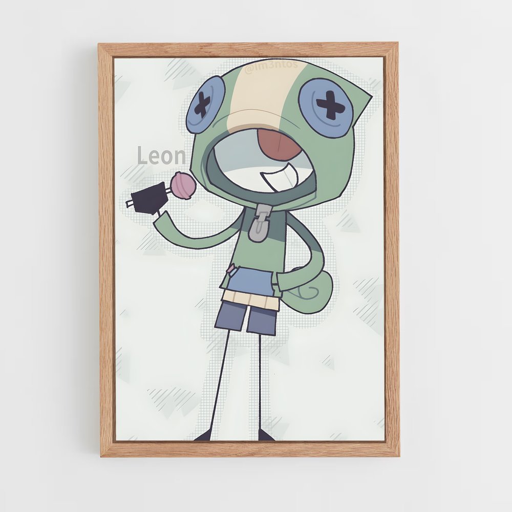 Poster Leon l'Aventurier – affiche Brawl Star (vue 4)
